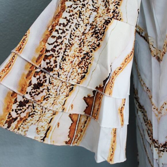 Women's Flare Sleeve Mini Dresses Summer Size XL NWT - Picture 3 of 8